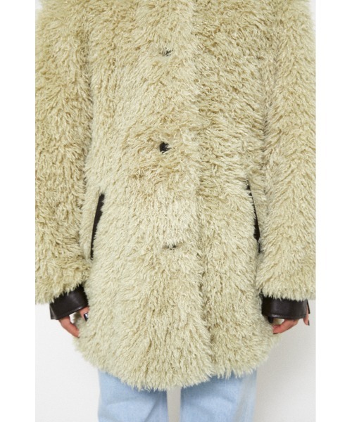 LAGUA GEM（ラグアジェム） コート FREE アイボリー レディース