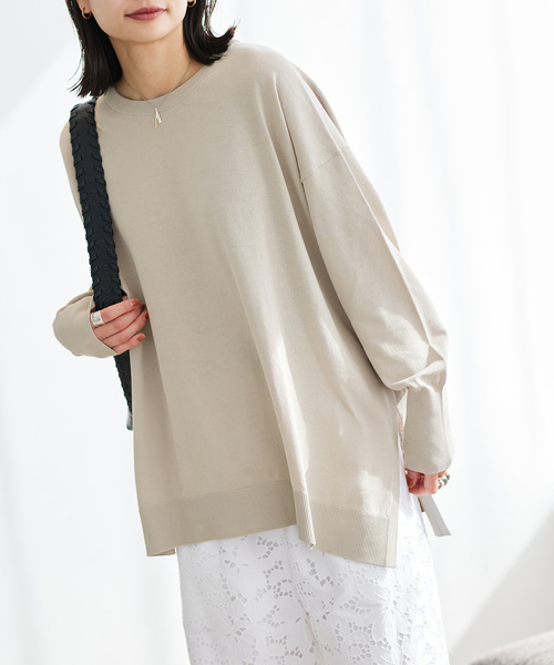 「JOURNAL STANDARD」 長袖ニット FREE ベージュ レディース