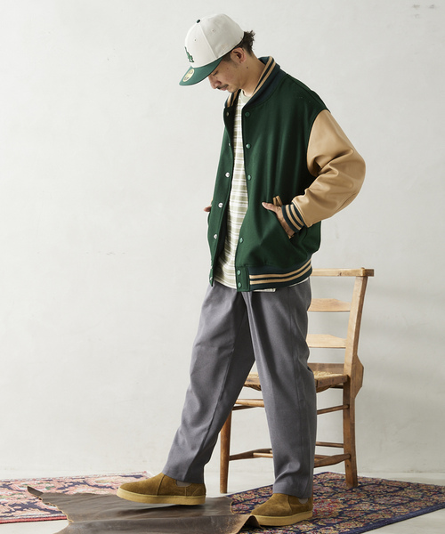 SKOOKUM（スクーカム） スタジャン MEDIUM ネイビー メンズ : ZOZOTOWN