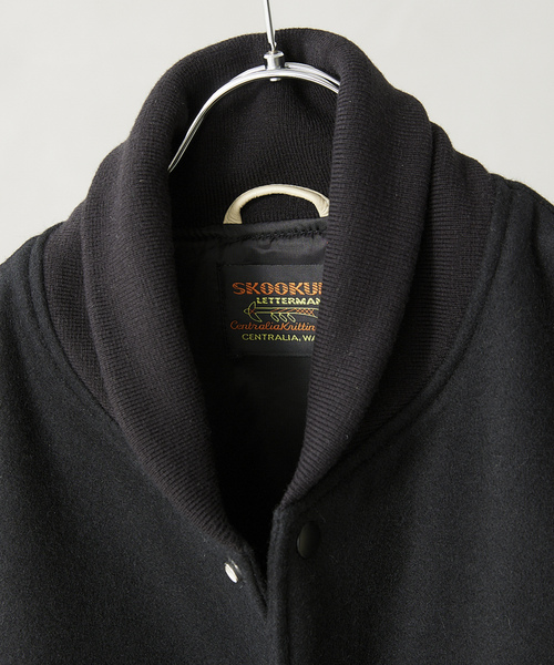 SKOOKUM スタジャン 36 ブラック/ネイビー SKOOKUM（スクーカム） スタジャン 「別注」「SKOOKUM」スタジアム