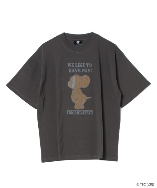 tシャツ 「公式」トムとジェリー USEDLIKEプリントTシャツ レディース