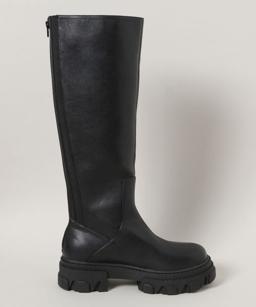 【新品未使用】ジーナシス　ロングブーツ　L JEANASIS ジーナシス ビガーロングブーツ L - メルカリ