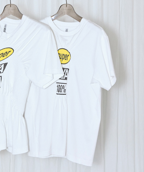 CITYSHOP tシャツ SUPER YAYA Logo Elastic T-shirt TSH-SY FR