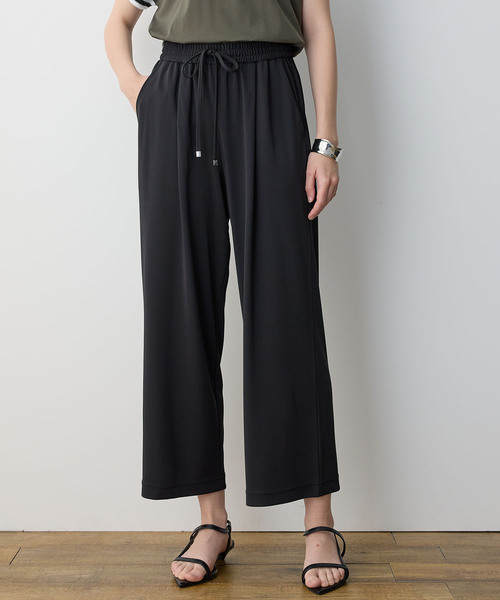 美品 LE LE SOUK ルスーク パンツ サイズ38 M ブラック SOUK ルスーク