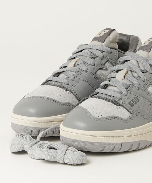 【New Balance】 グレー スニーカー 24.5cm美品 New Balance 「New Balance」 ローカットスニーカー 24.5cm
