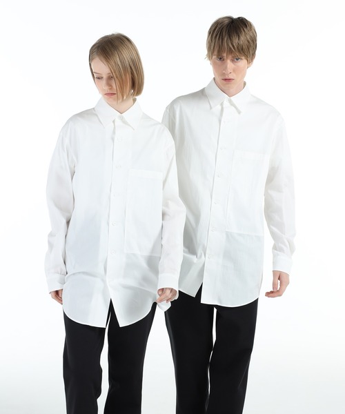 Y3 ワイシャツ　Sサイズ Y-3 シャツ SPORTY COTTON SHIRT メンズ レディース : ZOZOTOWN Yahoo