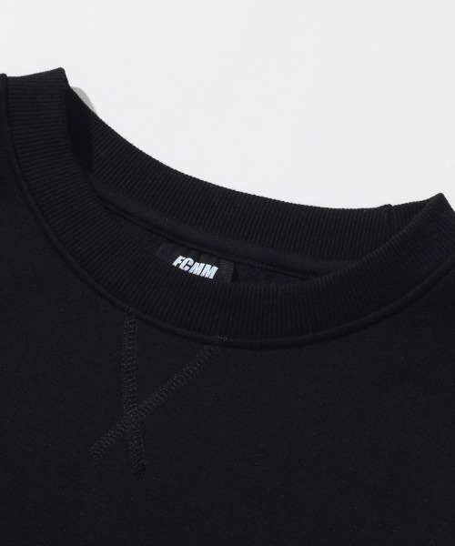 「FCMM」 スウェットカットソー MEDIUM ブラック メンズ