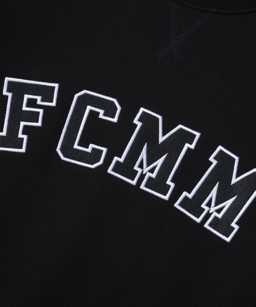 「FCMM」 スウェットカットソー MEDIUM ブラック メンズ