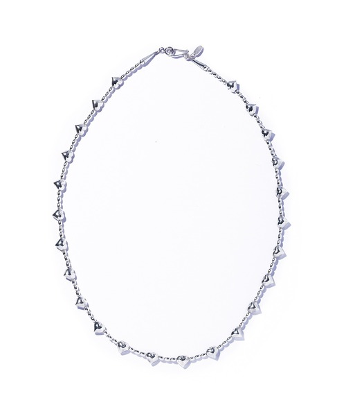 ネックレス 「quip queint」chunky heart middle necklace/チャンキー ハート ミドル ネックレス QU185 レの画像