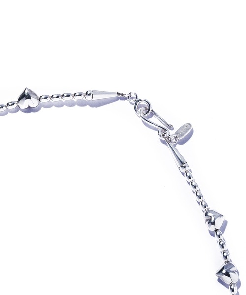 ネックレス 「quip queint」chunky heart middle necklace/チャンキー ハート ミドル ネックレス QU185 レの画像