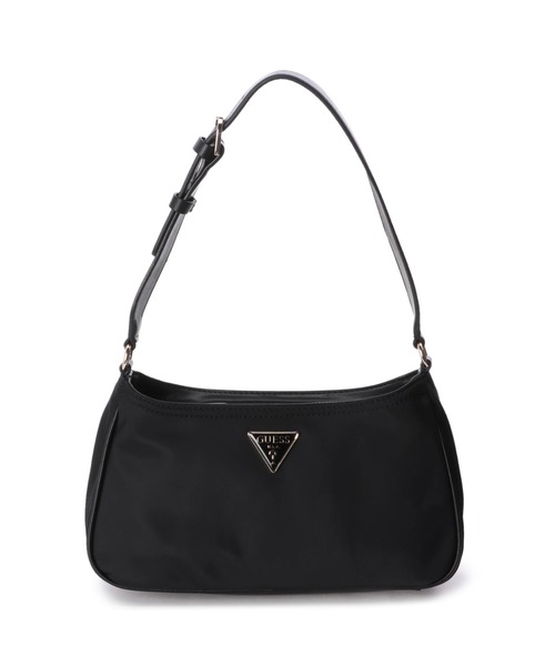 GUESS ブラック トートバッグ ショルダーストラップ付き GUESS 「Guess」 トートバッグ ONE SIZE ブラック レディース