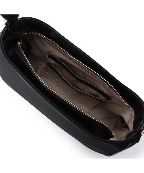 GUESS ブラック トートバッグ ショルダーストラップ付き GUESS 「Guess」 トートバッグ ONE SIZE ブラック レディース