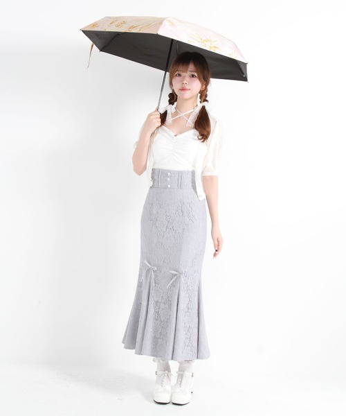 DearMyLove 晴雨兼用 日傘 長傘 uvカット 折りたたみ傘 形状記憶 軽量
