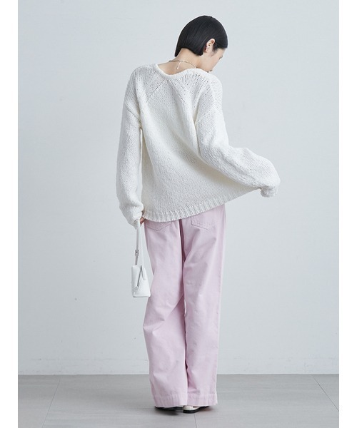 「MIESROHE」 Vネックニット FREE グリーン レディース MIESROHE 「MIESROHE」 Vネックニット FREE グリーン レディース