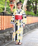 浴衣 ときめきジュニア恋浴衣2点セット キッズ...の詳細画像5
