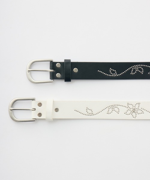 ベルト flower studs belt / フラワースタッズベルト レディース
