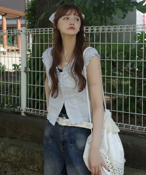 ベルト flower studs belt / フラワースタッズベルト レディース