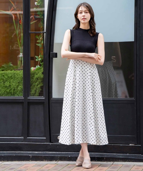 NOELA（ノエラ） ワンピース アソートノースリーブドッキング