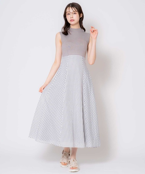 NOELA ワンピース アソートノースリーブドッキングワンピース