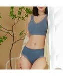 ブラジャー ショーツセット ノンワイヤー ブラ...の詳細画像2