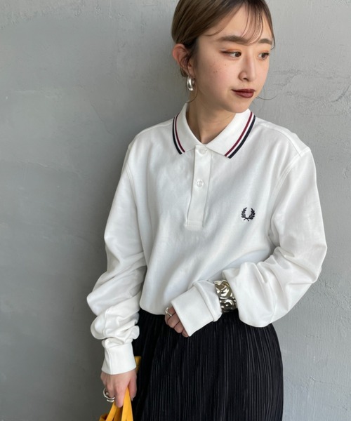 ポロシャツ ポロ 「WEB先行予約」「FRED PERRY/フレッドペリー」 ツインティップライン ロングスリーブポロシャツ M3636 レディース