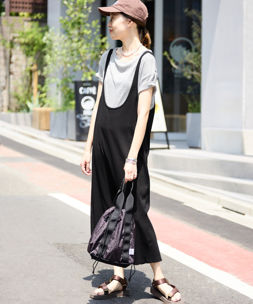 スローン✕エクラ　ノースリーブロングワンピース スローン✕エクラ ノースリーブロングワンピース