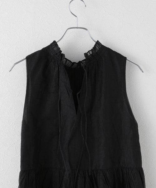 IENA ワンピース MARILYN MOON/マリリンムーン Sheer gather OP