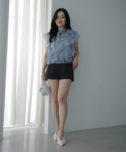 EIMY ISTOIRE（エイミーイストワール） パンツ ボンディングマイクロ