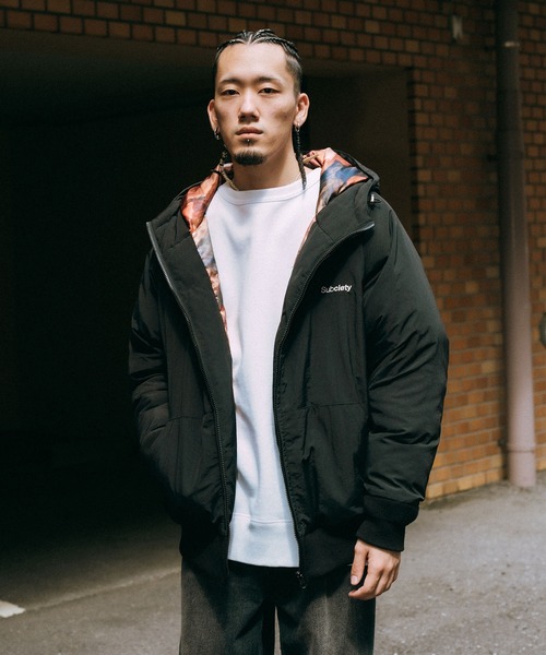 Subciety フード付きナイロンジャケット L Subciety（サブサエティ） ナイロンジャケット Nylon puff hooded jkt