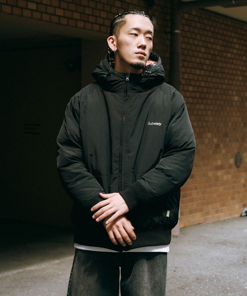 Subciety（サブサエティ） ナイロンジャケット Nylon puff hooded jkt