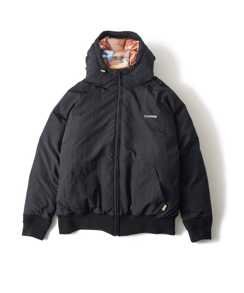Subciety（サブサエティ） ナイロンジャケット Nylon puff hooded jkt