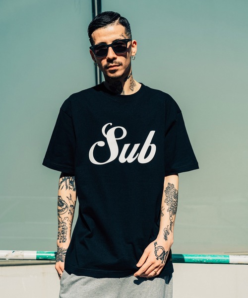 「Subciety」 半袖Tシャツ MEDIUM ホワイト メンズ