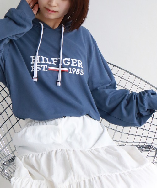 TOMMY HILFIGER（トミー・ヒルフィガー） パーカー ロゴ ライト