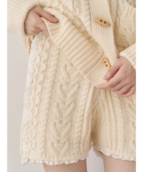 merry jenny（メリージェニー） パンツ frill knit shortpants