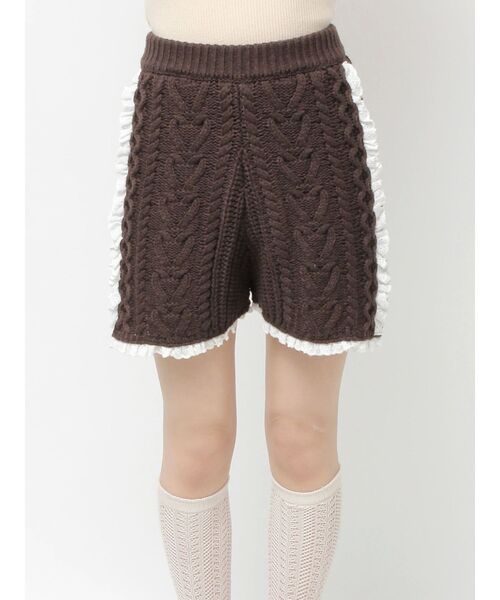 merry jenny（メリージェニー） パンツ frill knit shortpants