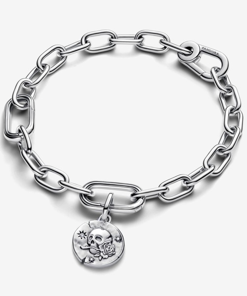 PANDORA（パンドラ） チャーム スカル メダリオン チャーム レディース