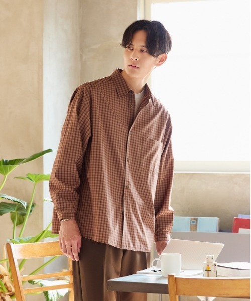 BACK NUMBER シャツ 「BACK NUMBER」「店舗で人気」「さらっと羽織れる