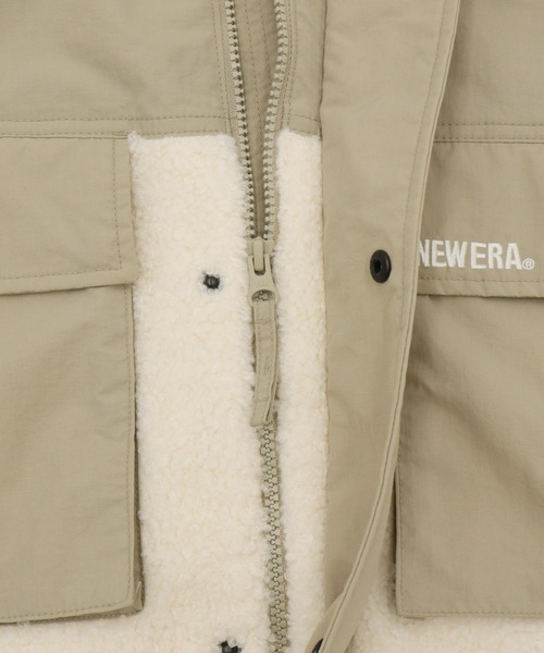 「NEW ERA」 マウンテンパーカー X-LARGE ホワイト メンズ