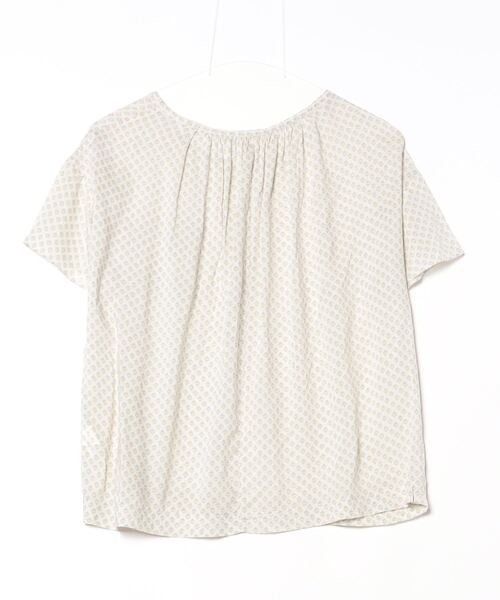 「SOULEIADO」 半袖ブラウス 1 グリーン レディース_画像2