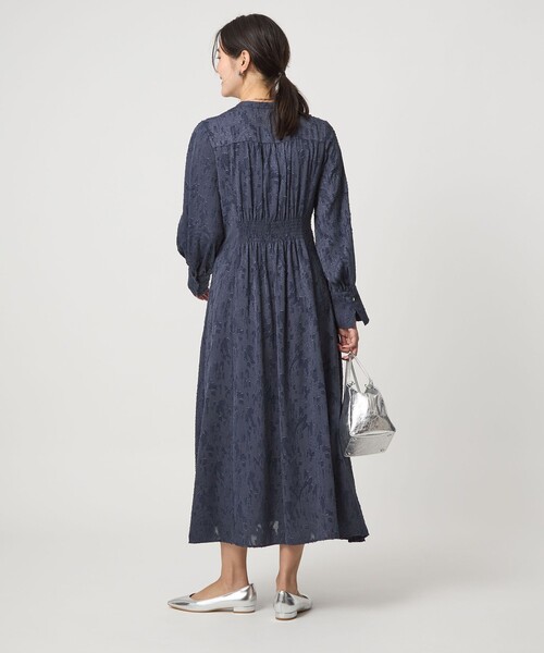 green label relaxing ジャカードウエストタックワンピース green label relaxing ワンピース ジャカード ウエスト タック 2
