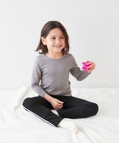 devirock（デビロック） 肌着 どっちも前 吸水速乾 あったか9分袖T