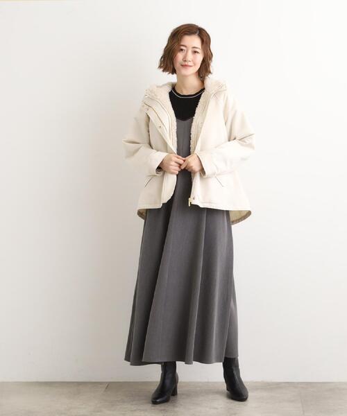 grove ブルゾン アウター 「名品アウター/3WAY・はっ水」ボアライナー