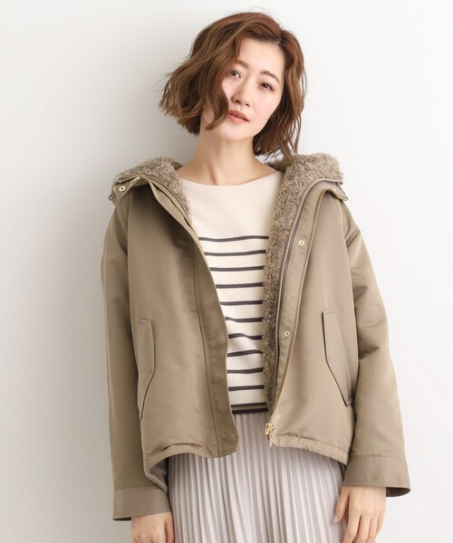 ゆな様★【grove】マウンテンパーカー　Mサイズ　おしゃれ　フード付き ゆな様☆【grove】マウンテンパーカー Mサイズ おしゃれ フード付き