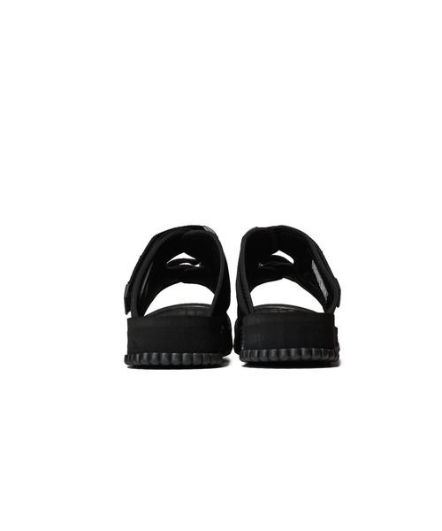 「SHAKA」 フラットサンダル 23cm ブラック レディース