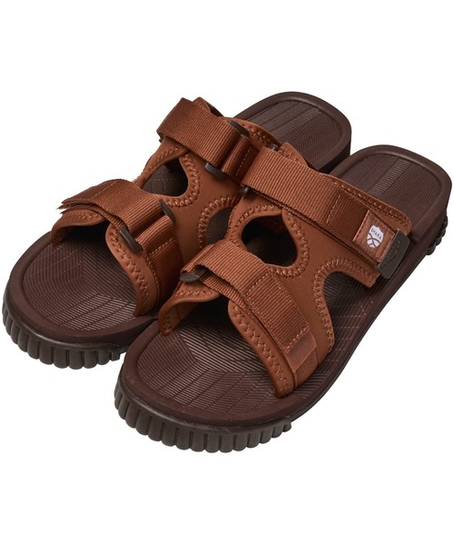 「SHAKA」 フラットサンダル 23cm ブラック レディース