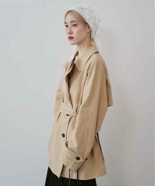 TODAYFUL Spring Short Trench エクリ38 新品未使用 TODAYFUL (トゥデイフル）Spring Short Trench☆ 26春夏予約【12610001
