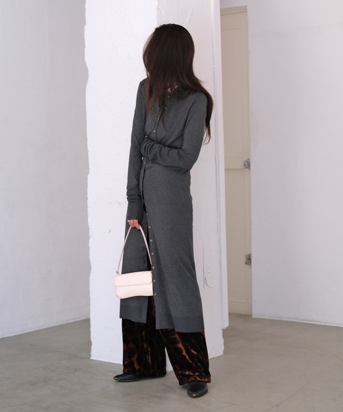 AKTE（アクテ） ワンピース ポロニットロングカーディガン : ZOZOTOWN