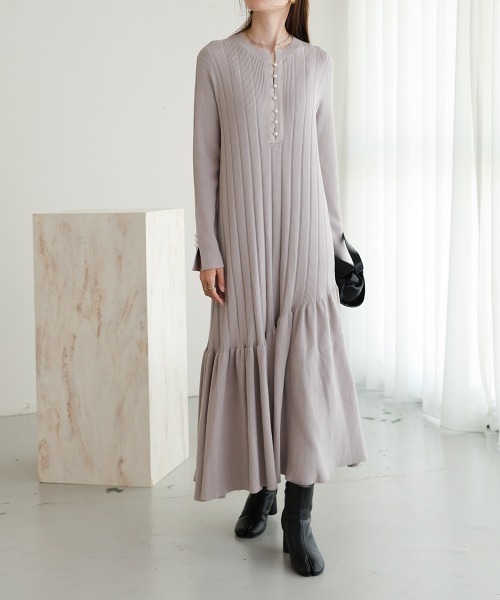 「Bab」 ニットワンピース M ブラック レディース_画像2