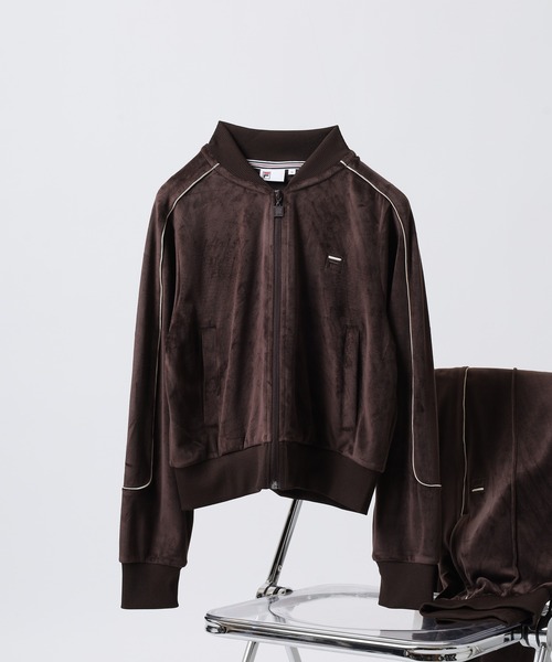 FILA（フィラ） ブルゾン アウター FILA VEROUR JACKET ジップアップ