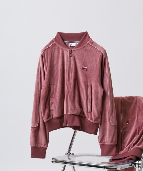 FILA（フィラ） ブルゾン アウター FILA VEROUR JACKET ジップアップ